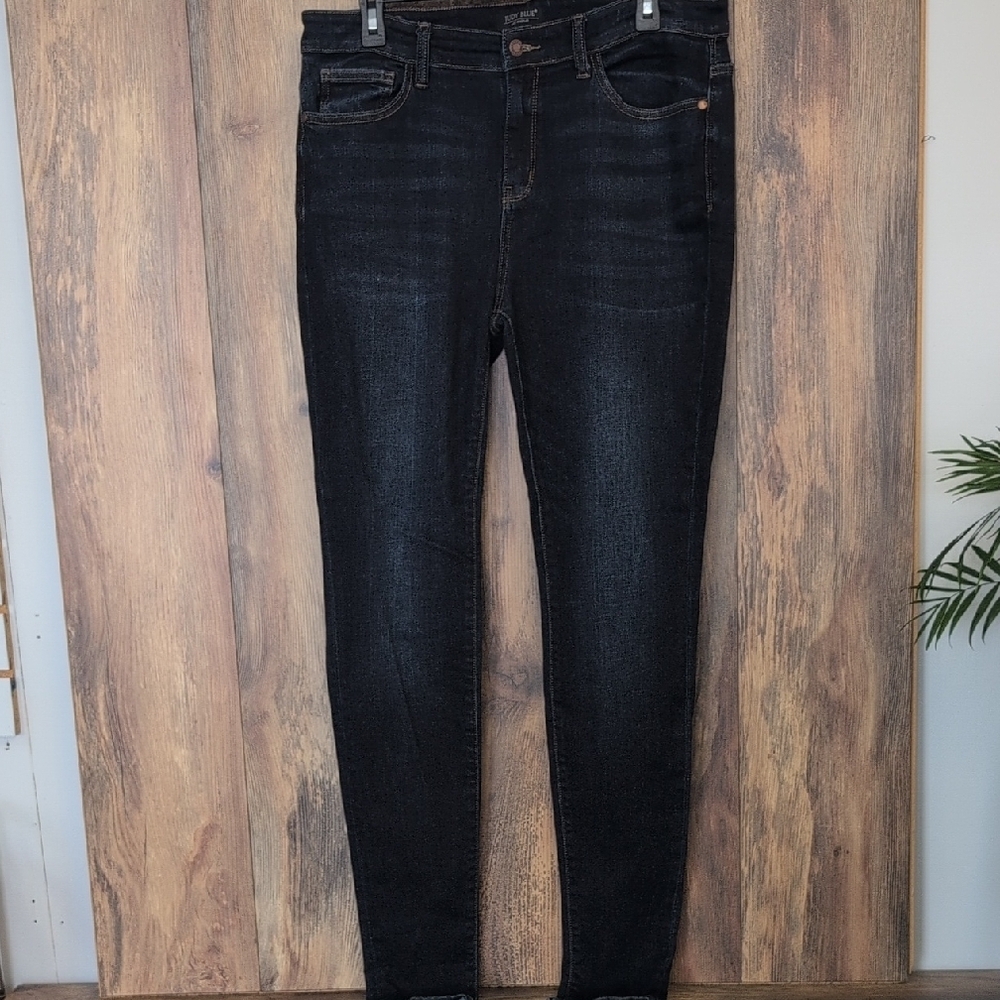 Judy Blue Dark Wash Skinny Fit Plus Size Jeans15/32 -607A - Picture 2 of 10